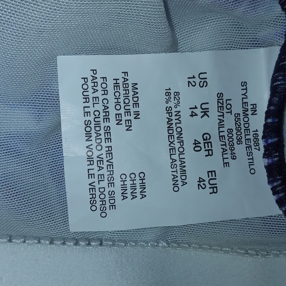 Swim Solutions Strappy One-Piece Swimsuit - Picture 9 of 14